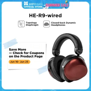 HIFIMAN HE-R9 Dynamic Closed-Back Over-Ear Headphones
